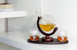 Whiskey Karaf met 2 glazen – Verlengd voetstuk – Complete Gift Set - Incl. Schenktuit - 1050ML Extra Groot