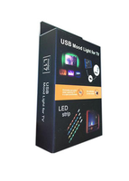 TV LED strip RGB | 2 meter | 16 kleuren | Siliconen voering | Buigbaar | Water- en stofbestendig | Zelfklevend | Multifunctioneel