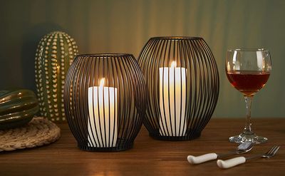 Waxinelichthouders – Kaarsenhouders voor waxinelichten – Theelichthouder – 2 stuks – RVS 3