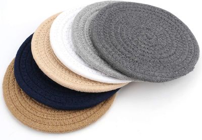 6 Pannen onderzetters - Katoen geweven - Hittebestendig - Pannenonderzetter 2