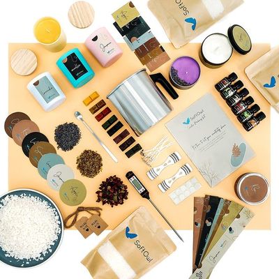 Geurkaarsen DIY - Zelf kaarsen maken - Complete Geschenkset - Voor Kinderen en Volwassenen - 7 Kaarsen 3