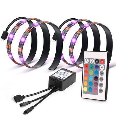 TV LED strip RGB | 2 meter | 16 kleuren | Siliconen voering | Buigbaar | Water- en stofbestendig | Zelfklevend | Multifunctioneel 2