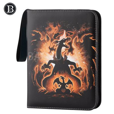 Verzamelmap - 360 Kaarten - 100 Pagina’s map - 9 Pocket / vakken - A4 Formaat - Box - Binder - Draak