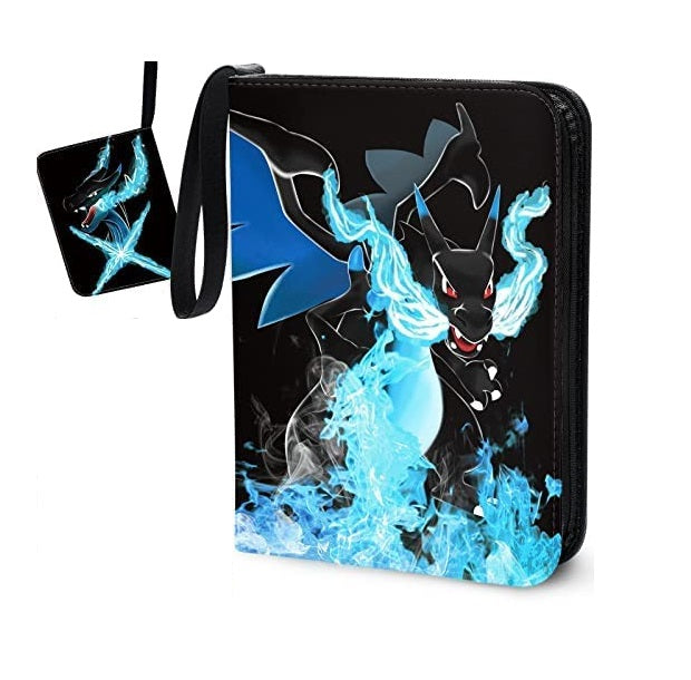 Verzamelmap - 900 Kaarten - 100 Pagina’s map - 9 Pocket / vakken - A4 Formaat - Box - Binder - Draak