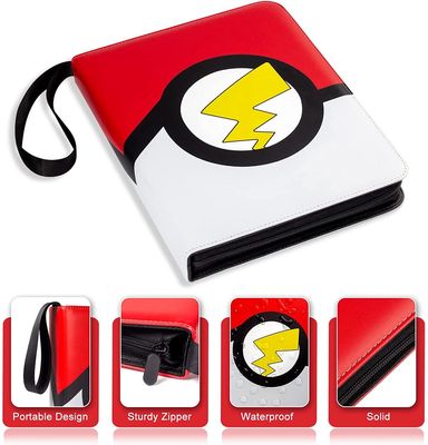 Verzamelmap - 900 Kaarten - 20 Pagina’s map - 9 Pocket / vakken - A4 Formaat - Box - Binder - Rood 1