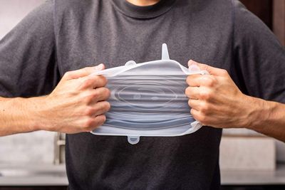 Siliconen deksels - Extra Sterk - Set van 6 Stretch - Flexibele Vershoudbakje - LFGB norm - 41% Rekbaar 2