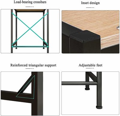 Wasmachine Rek - 2 laags - Robuust - Vocthbestendig - 60 x 69 x 146 cm 1
