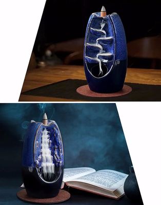 Wierookhouder waterval – Wierook Houder - Wierookbrander – Backflow Incense burner Waterfall – Incl. 120 XXL Kegels / 30 Aqua Wierookstokjes 4