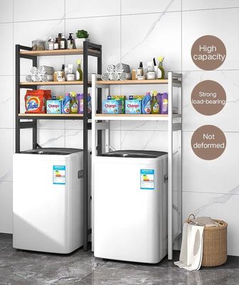 Badkamer rek - Wasmachine Rek - 3 laags - Robuust - Vocthbestendig - 69 x 34 x 180 cm