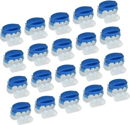 Gel connector - 20 stuks - kabelverbinder-voor Gardena Husqvarna en alle robot maaiers - begrenzingsdraad - draadverbinder voor robotmaaier