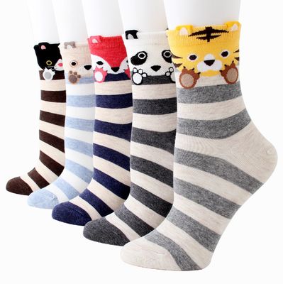 Sokken dames – 36 t/m 40 - Katoenen Socks - Happy Casual - Uniek Design